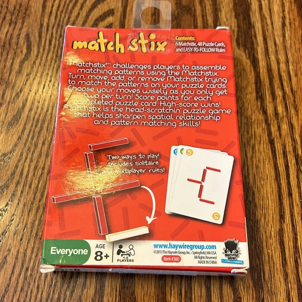 Match Stix The puzzle game for everyone y Martin Nedergaard Anderson. 1-6 player - Picture 3 of 3